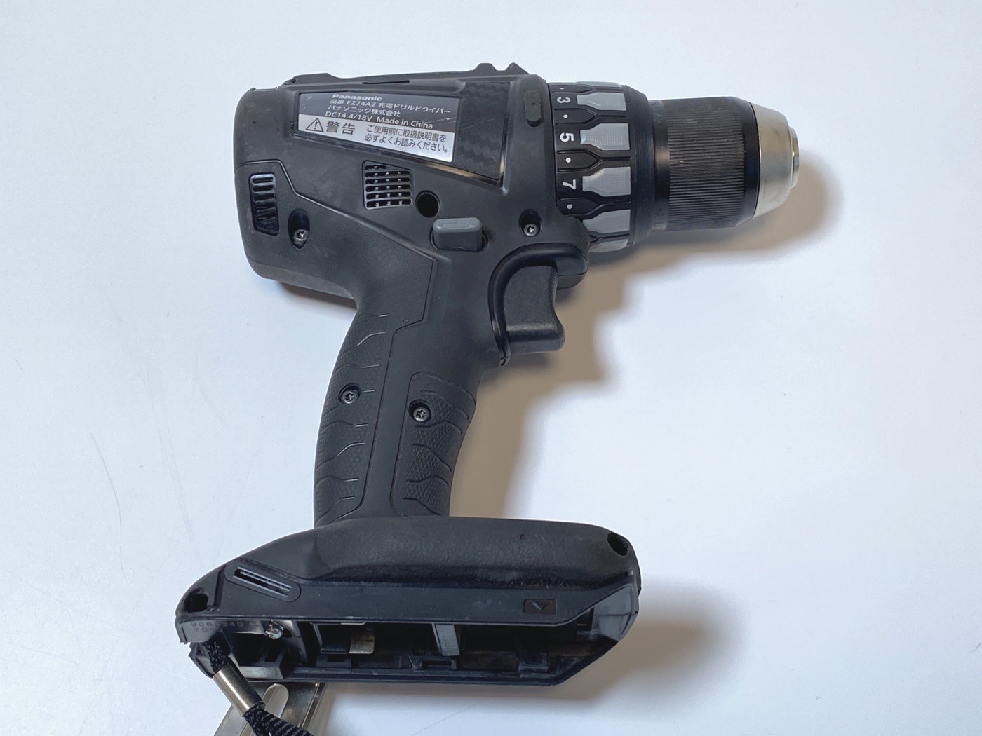 【中古・ジャンク】PANASONIC EZ74A2 電動ドリルドライバー - 画像 (6)