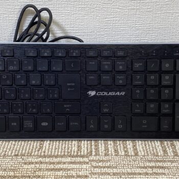 【中古】COUGAR ゲーミングキーボード VANTAR オーロラバックライトモード CGR-WXNMB-VAN 【国内正規品】 - 画像 (3)