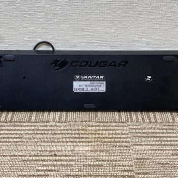 【中古】COUGAR ゲーミングキーボード VANTAR オーロラバックライトモード CGR-WXNMB-VAN 【国内正規品】 - 画像 (4)