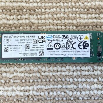 【中古】Intel 670p 1TB NVMe SSD