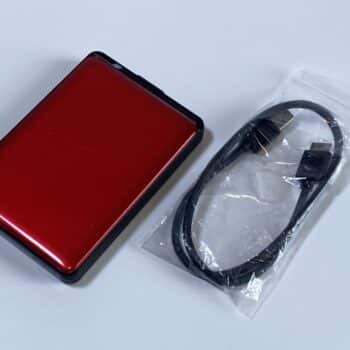 【中古】BUFFALO 耐衝撃&暗号 USB3.0 ポータブルHDD 1TB レッド HD-PNT1.0U3-RJ - 画像 (4)