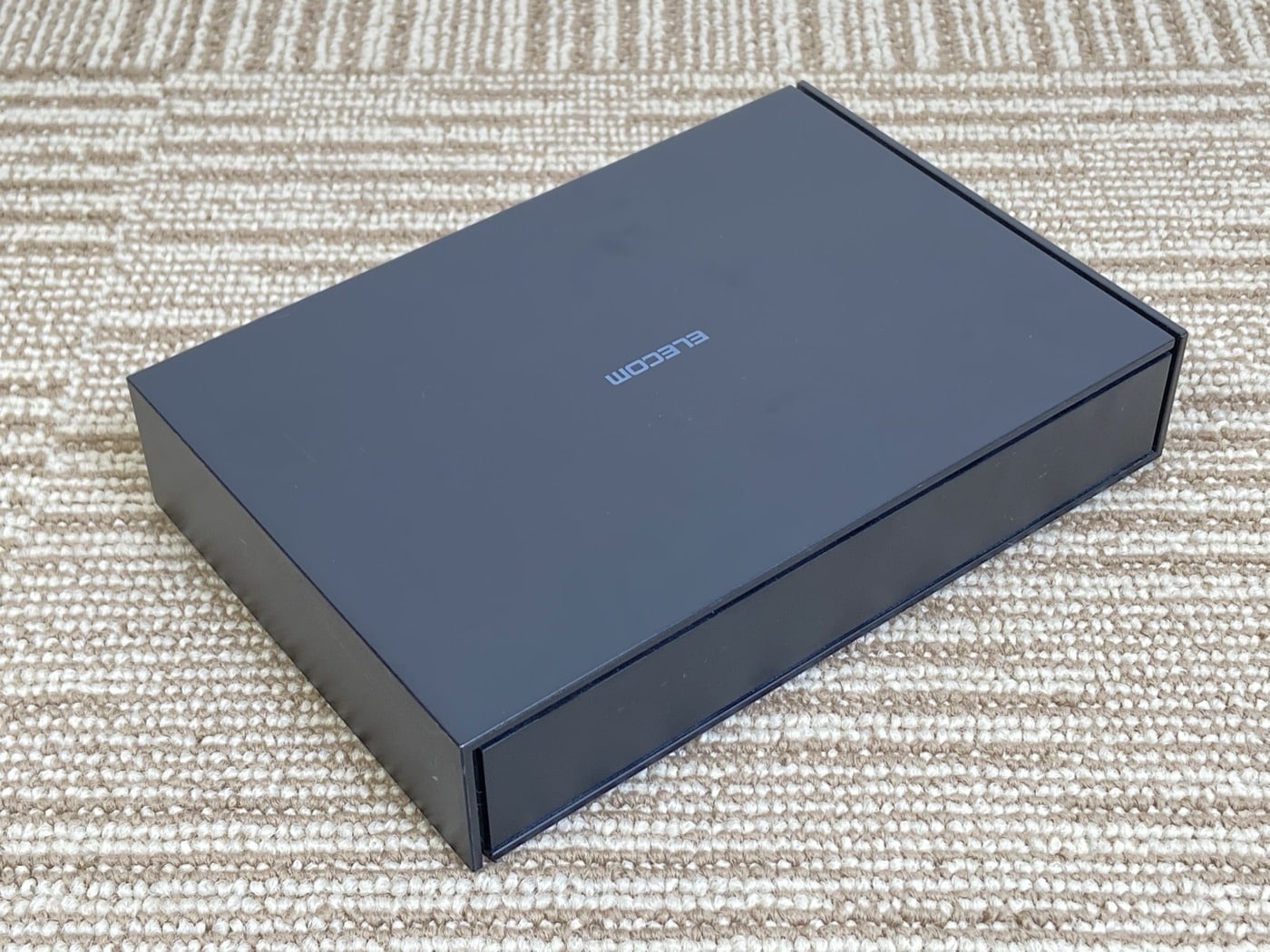 【中古】エレコム(ELECOM) USB3.1/USB3.0対応 ポータブルハードディスク 1TB(ブラック)ELP-ETVシリーズ ELP-ETV010UBK - 画像 (5)