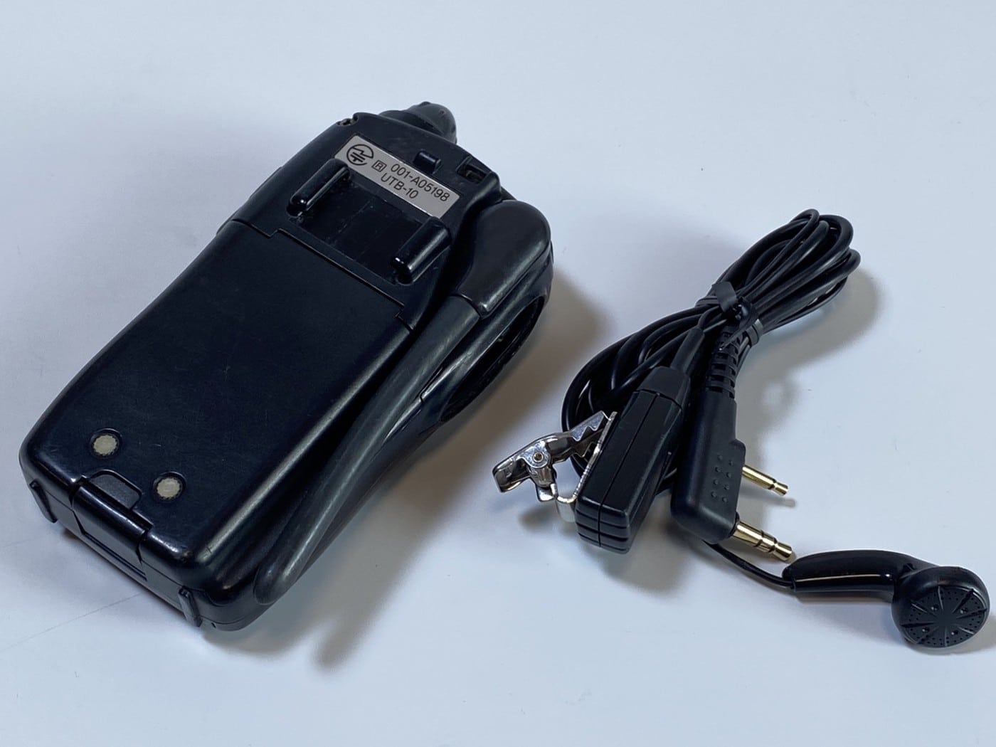 【中古】JVCケンウッド TALKBIT トークビット 免許資格不要 特定小電力トランシーバー UTB-10 UTB-10 - 画像 (3)