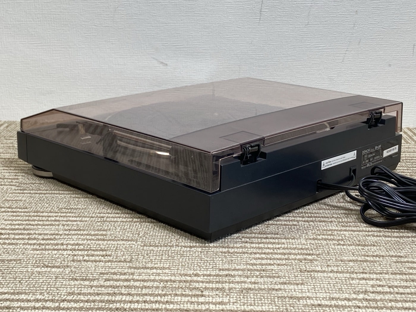 【中古】デノン Denon DP-29F アナログレコードプレーヤー フォノイコライザー付 フルオート カートリッジ付属 シルバー DP-29FS - 画像 (4)