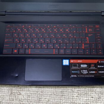 Alternative view of MSI GF63 8RD ゲーミングノート Core i7-8750H GTX1050Ti