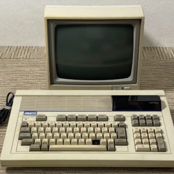 【中古】NEC MULTI8/MP-210GM レトロPC ブラウン管モニターセット