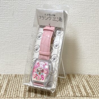 【中古】三浦jr　腕時計　ドクロ　アラビアピンク#1