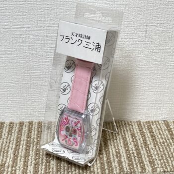 【中古】三浦jr　腕時計　ドクロ　アラビアピンク#2