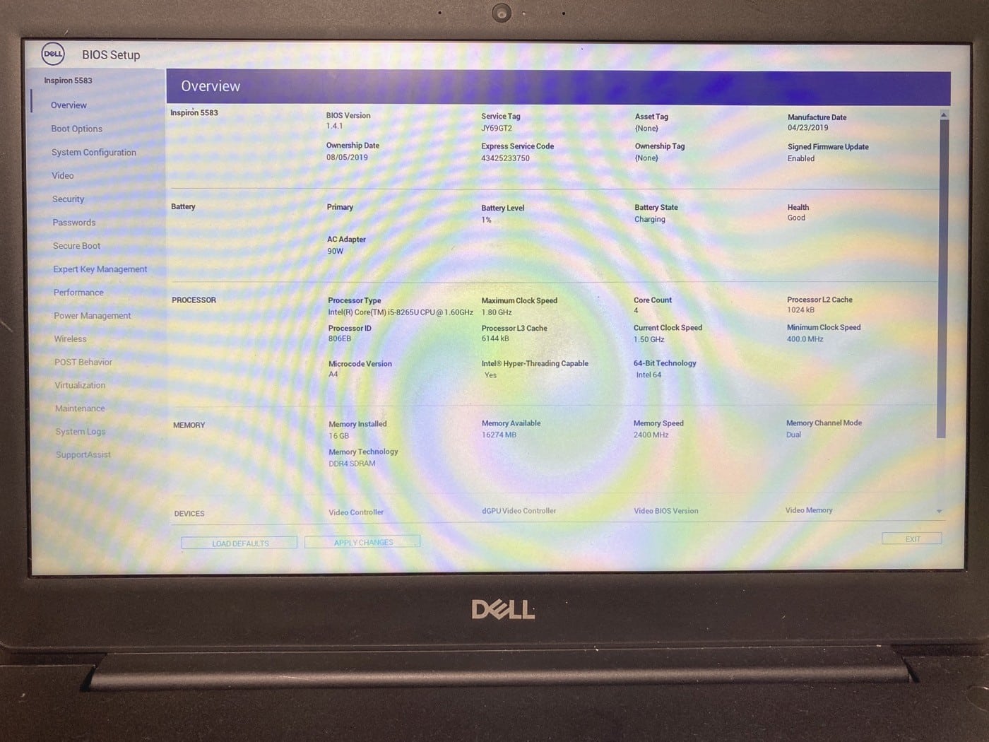 【中古・現状渡し】DELL inspiron P86F001 #2 - 画像 (7)