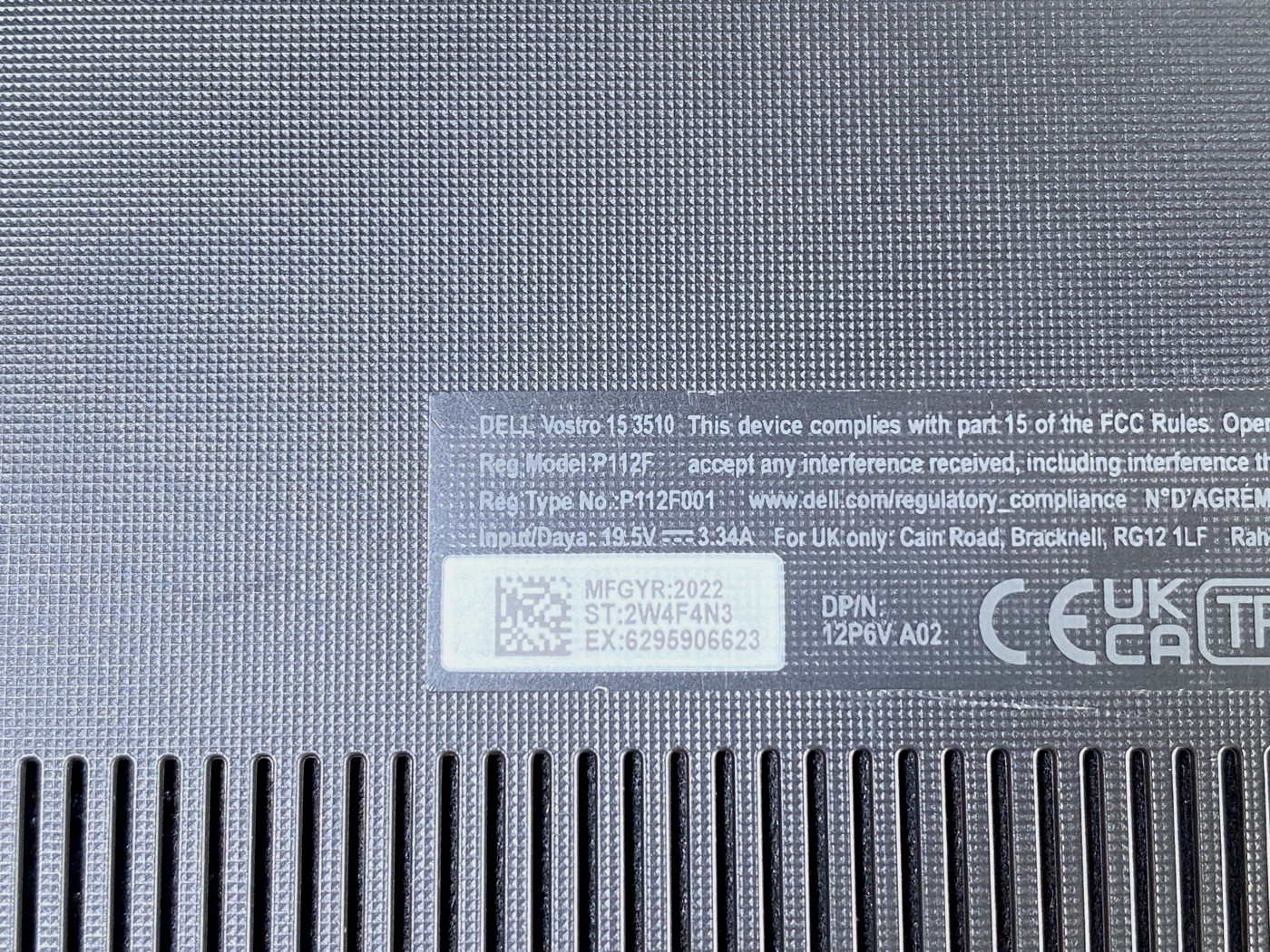 【中古・現状渡し】DELL Vostro 15 3510 P112F #2 - 画像 (7)