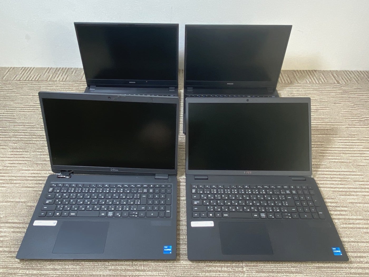 【中古・ジャンク】DELL MOUSE ノートPC 4台セット