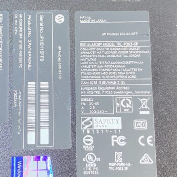【中古・ジャンク】HP ProDesk 600 2台セット - 画像 (7)