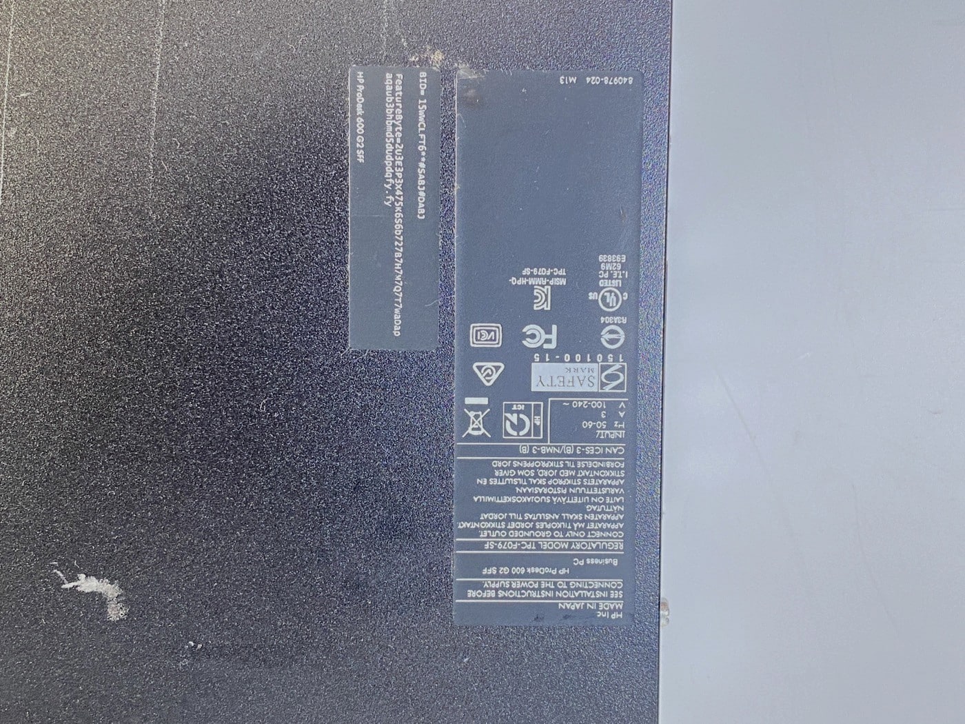 【中古・ジャンク】HP ProDesk 400 2台セット - 画像 (4)