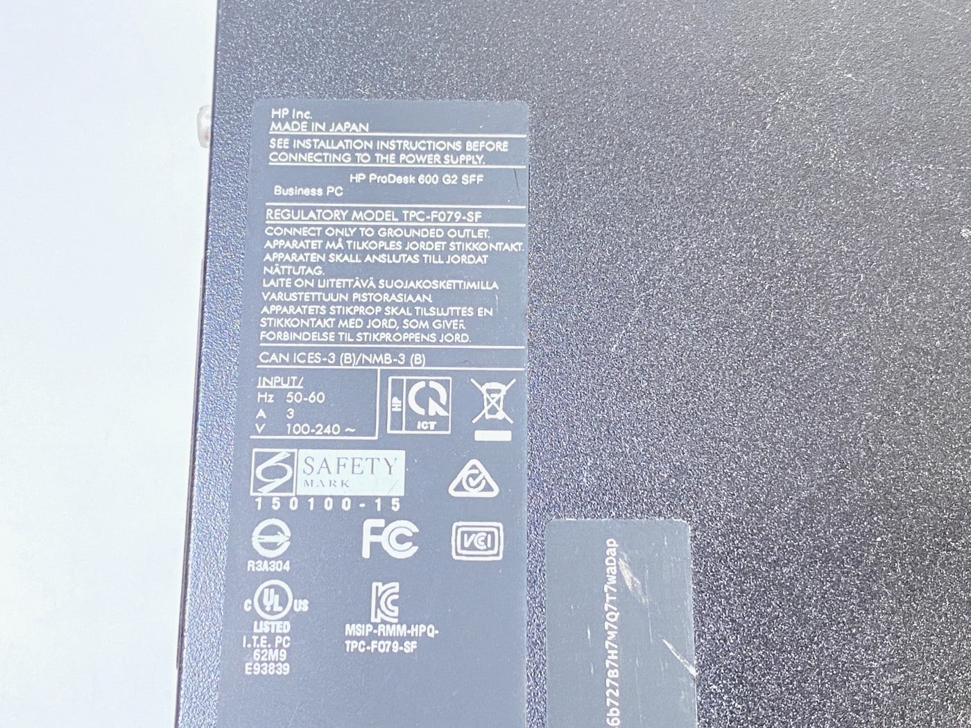 【中古・ジャンク】HP ProDesk 400 2台セット - 画像 (7)