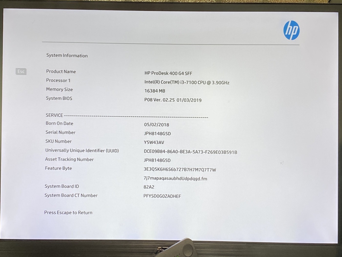 【中古・ジャンク】HP ProDesk 400 2台セット - 画像 (8)