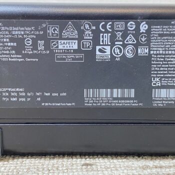 【中古・現状渡し】HP 280 Pro G5 Small - 画像 (6)