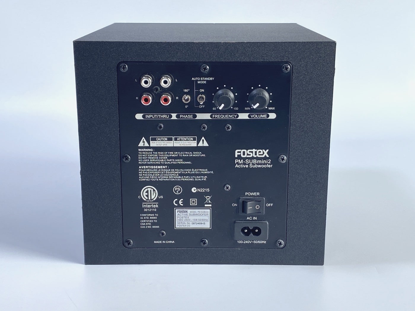 【中古】Fostex PM-Sub mini2 サブウーファー - 画像 (8)