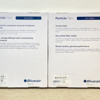 Alternative view of 【中古・新品同様】Blueair 200SERIES 粒子フィルター 2点セット