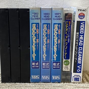 【中古】ビデオヘッドクリーナー 8点セット
