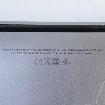 【中古・ジャンク】MacBook Pro 13インチ M1 16GB 1TB - 画像 (6)