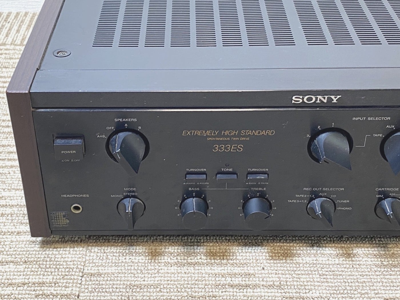 【中古・ジャンク】SONY TA-F333ESX プリメインアンプ - 画像 (3)