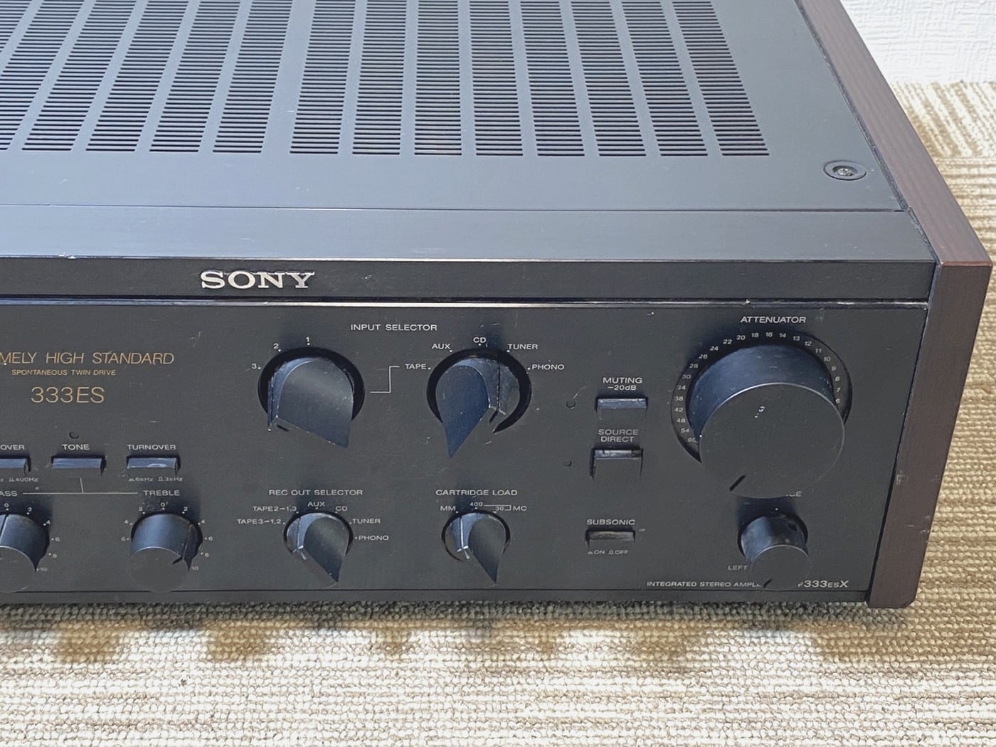 【中古・ジャンク】SONY TA-F333ESX プリメインアンプ - 画像 (4)