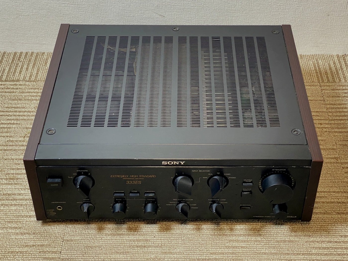 【中古・ジャンク】SONY TA-F333ESX プリメインアンプ - 画像 (5)