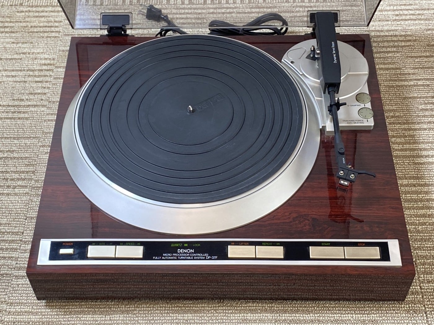 【中古・現状渡し】DENON DP-37F レコードプレーヤー - 画像 (3)