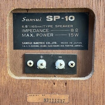 【中古】SANSUI SP-10 スピーカーペア - 画像 (8)
