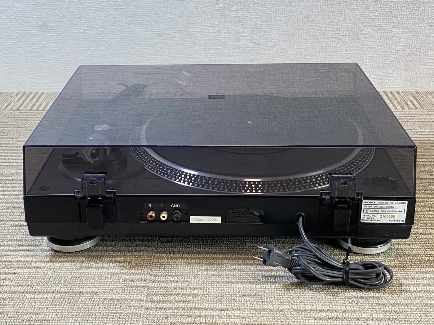 【中古】SONY PS-LX350H LPプレーヤー - 画像 (6)