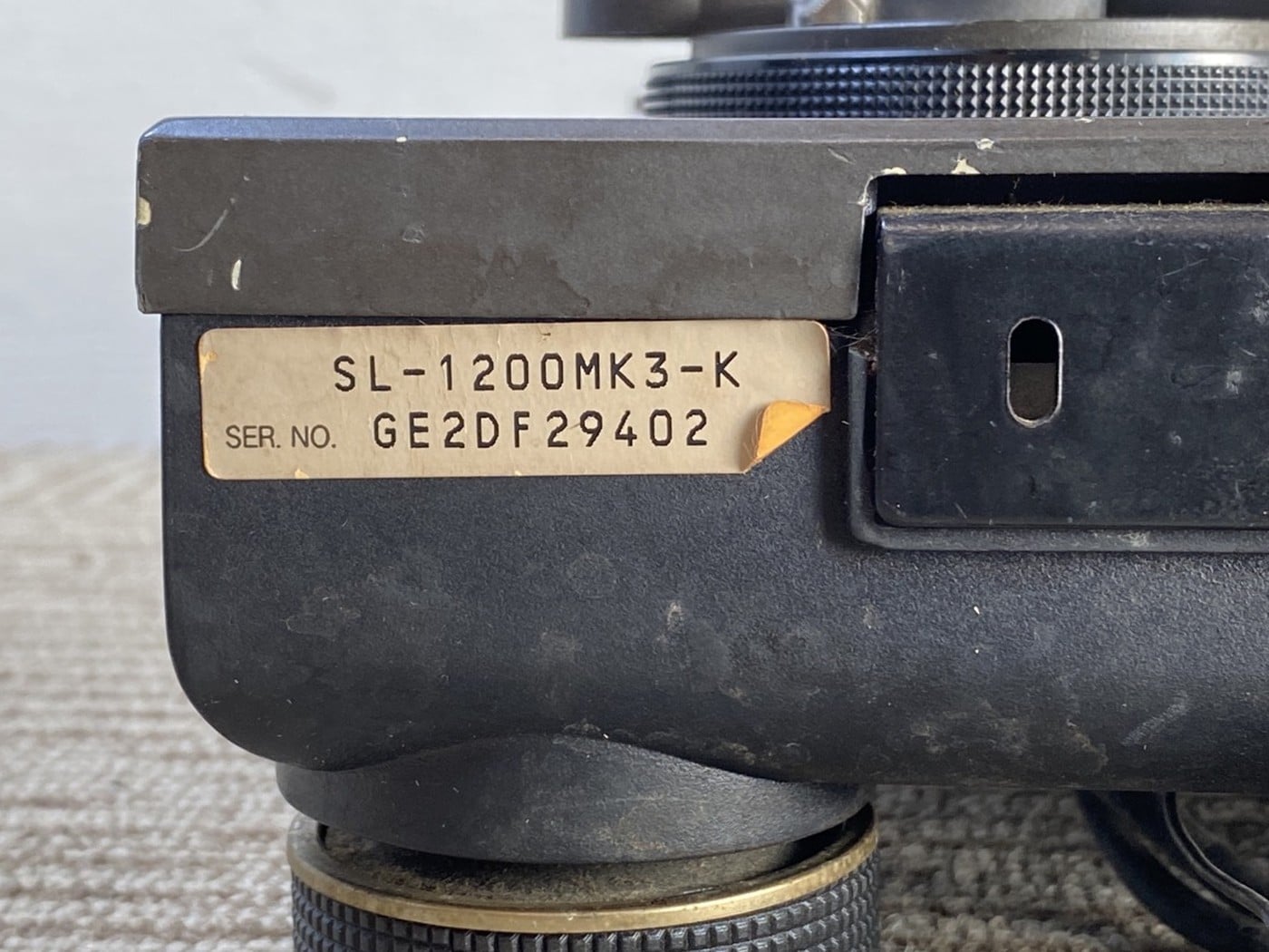 【中古】Technics SL-1200 MK3 ターンテーブル - 画像 (9)