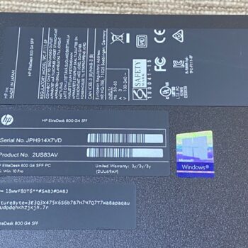 【中古】HP EliteDesk 800 G4 SFF #2 - 画像 (6)