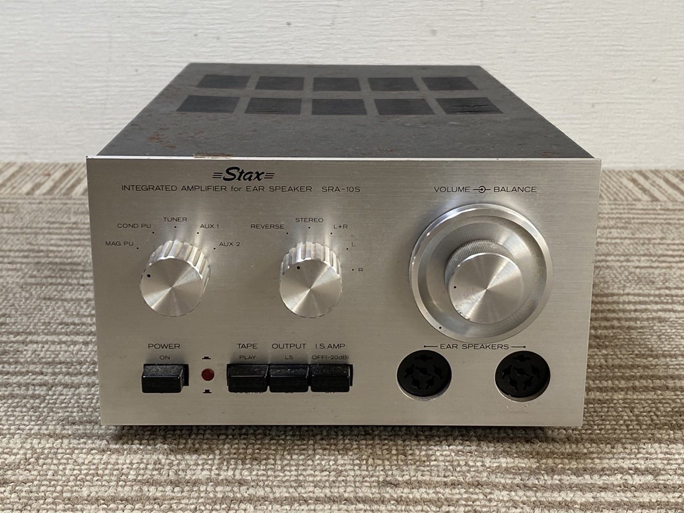【中古・ジャンク】STAX SRA-10S プリメインアンプ - 画像 (2)