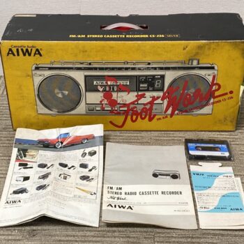 【中古・ジャンク】AIWA CS-J36 ラジカセ - 画像 (9)