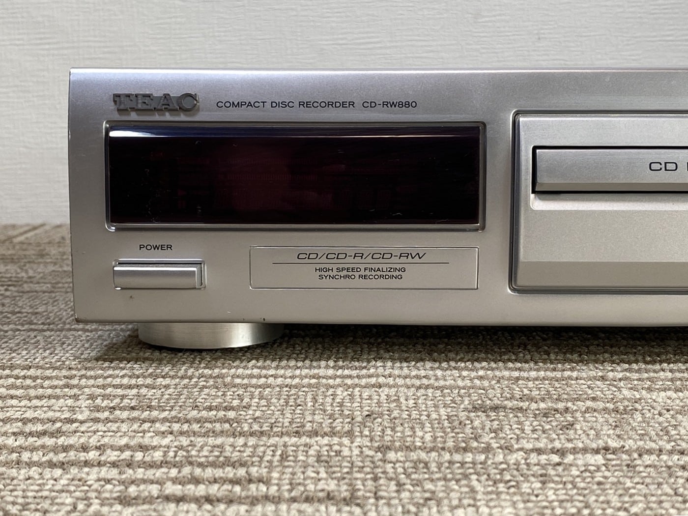 【中古】TEAC CD-RW880 CDプレーヤー - 画像 (3)