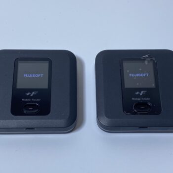 【中古】FUJISOFT FS030W モバイルルーター 2台セット #1