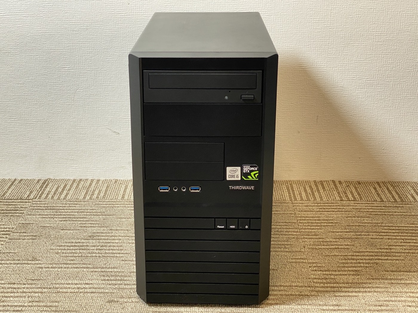 【中古】THIRDWAVE デスクトップPC i5-10400/GTX1660SUPER - 画像 (2)