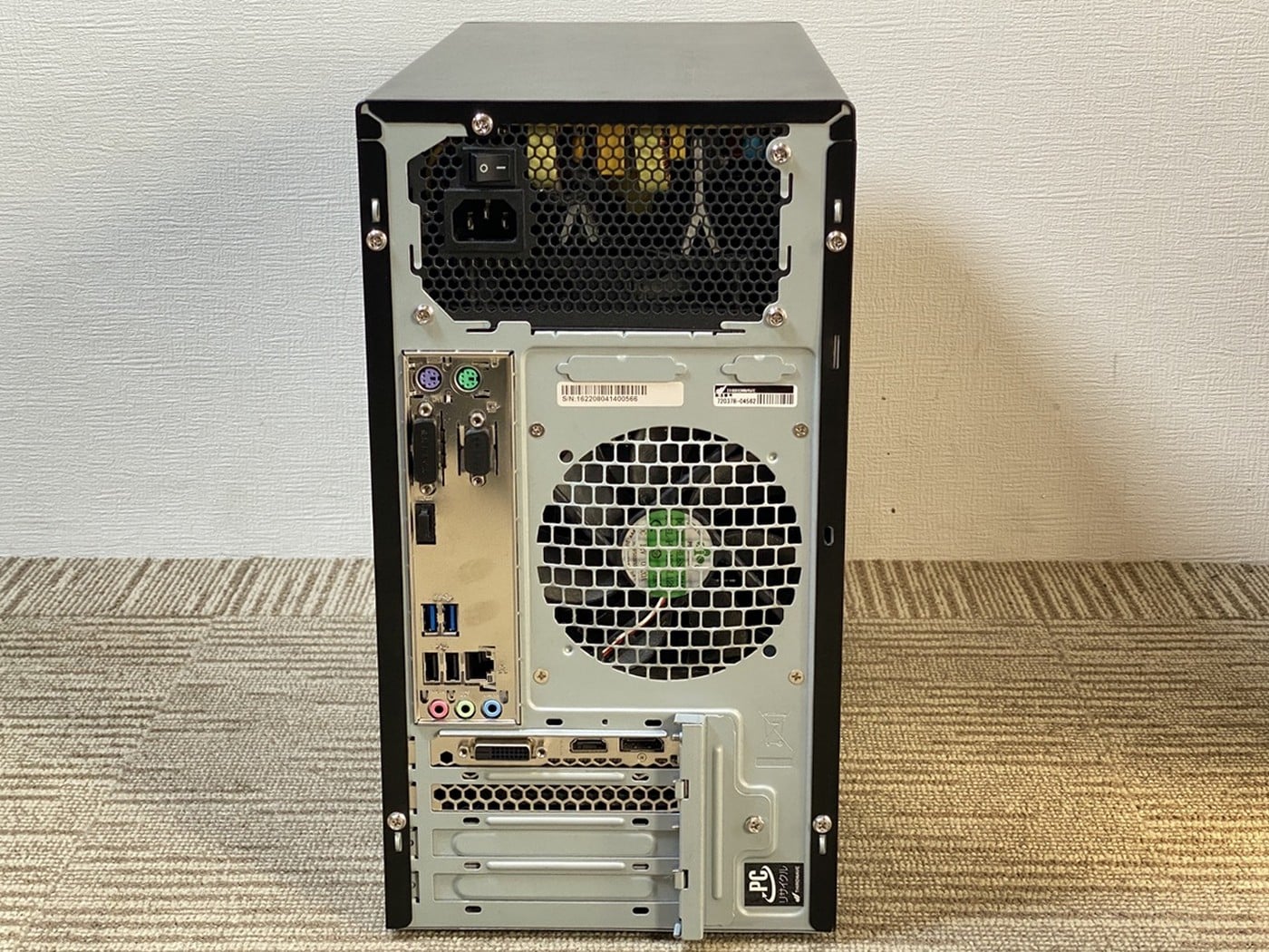 【中古】THIRDWAVE デスクトップPC i5-10400/GTX1660SUPER - 画像 (5)