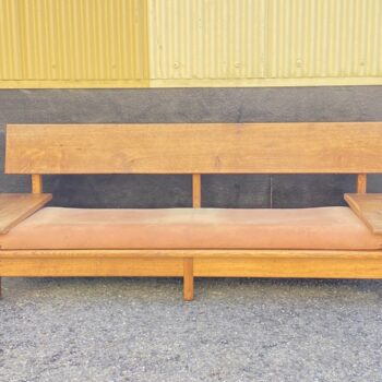 【中古・現状渡し】飛騨産業 森のことば 三人掛けソファ
