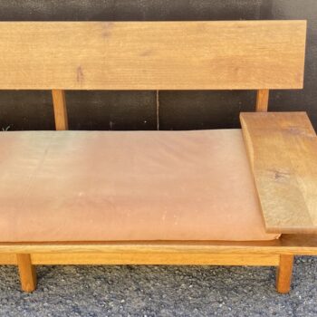 【中古・現状渡し】飛騨産業 森のことば 三人掛けソファ - 画像 (3)