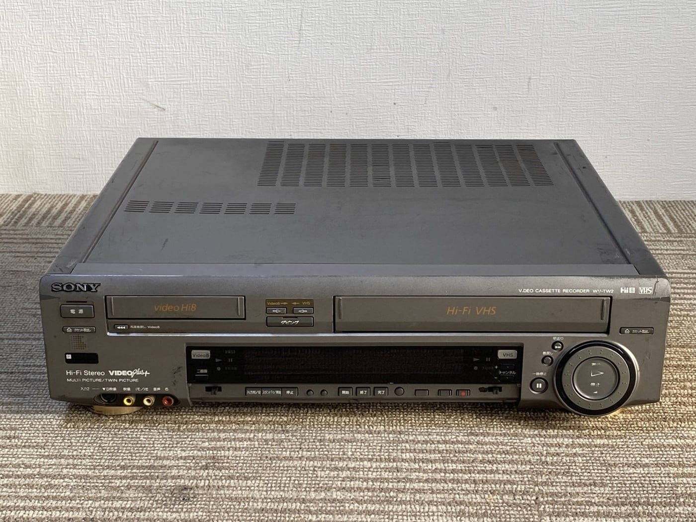 【中古・ジャンク】SONY WV-TW2 VHSデッキ - 画像 (2)