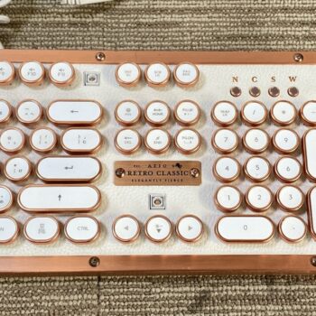【中古・現状渡し】AZIO RETRO CLASSIC MK-RETRO-L-02-JP キーボード - 画像 (3)
