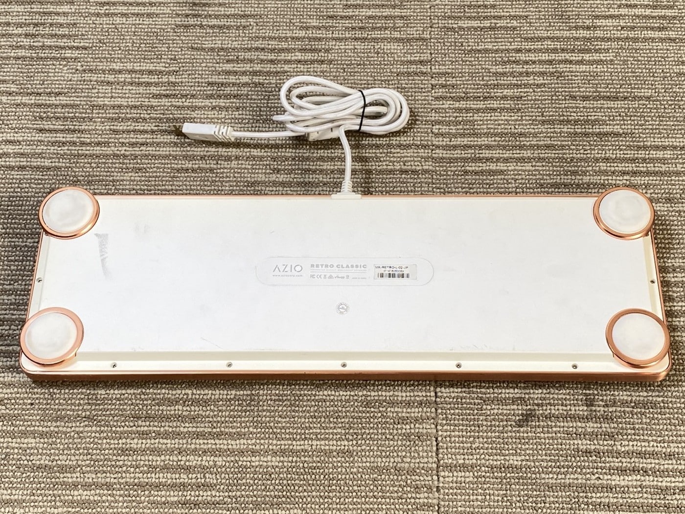 【中古・現状渡し】AZIO RETRO CLASSIC MK-RETRO-L-02-JP キーボード - 画像 (7)