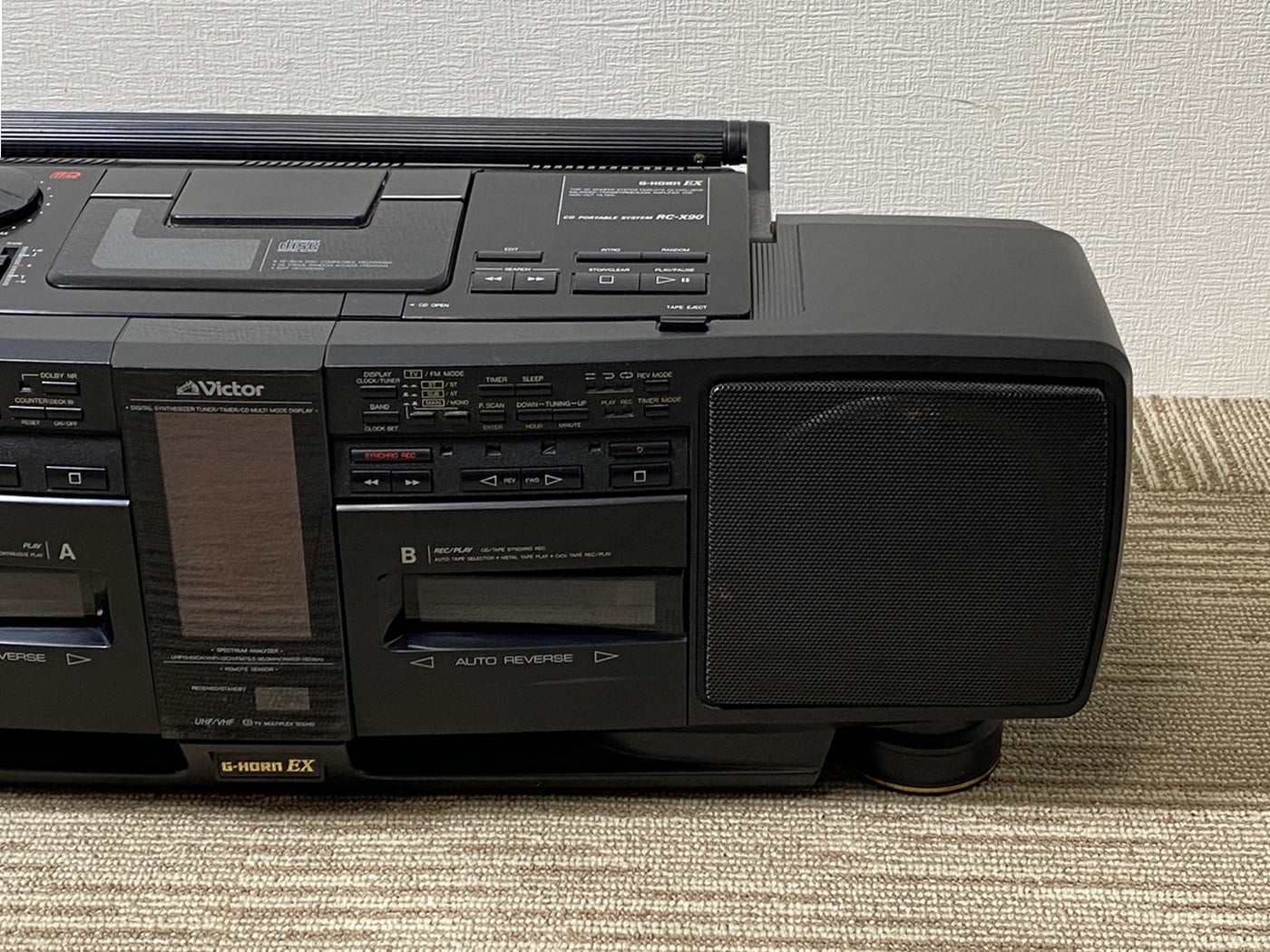 【中古】Victor CDian RC-X90 ラジカセ - 画像 (3)